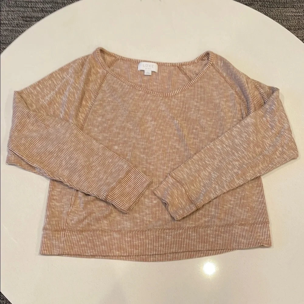 Cozy Striped Long Sleeve Top